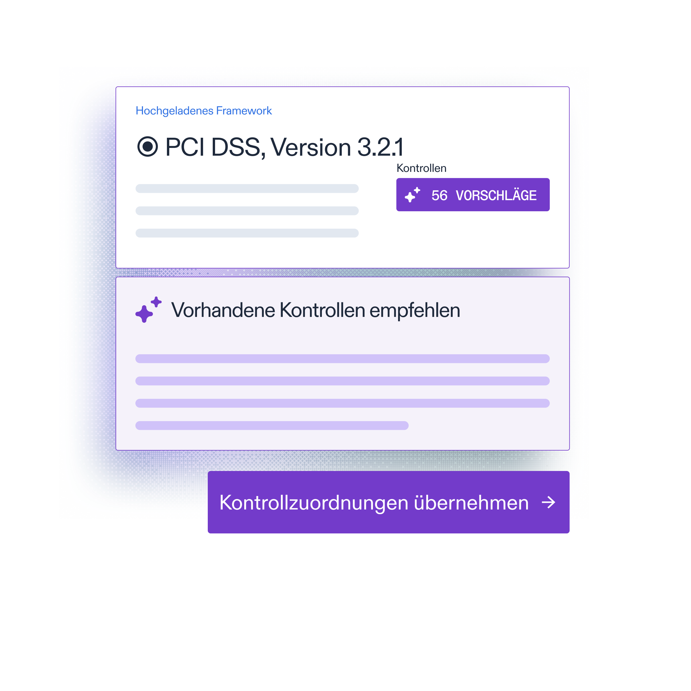 Optro AI automatically recommending exisiting control mappings