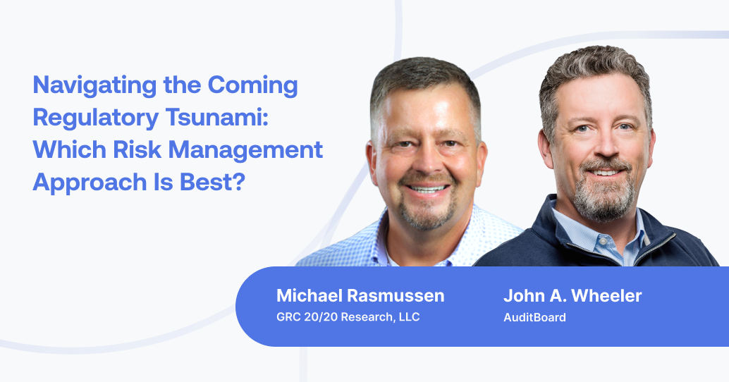 Navigating the Coming Regulatory Tsunami: Which Risk Management Approach Is Best?