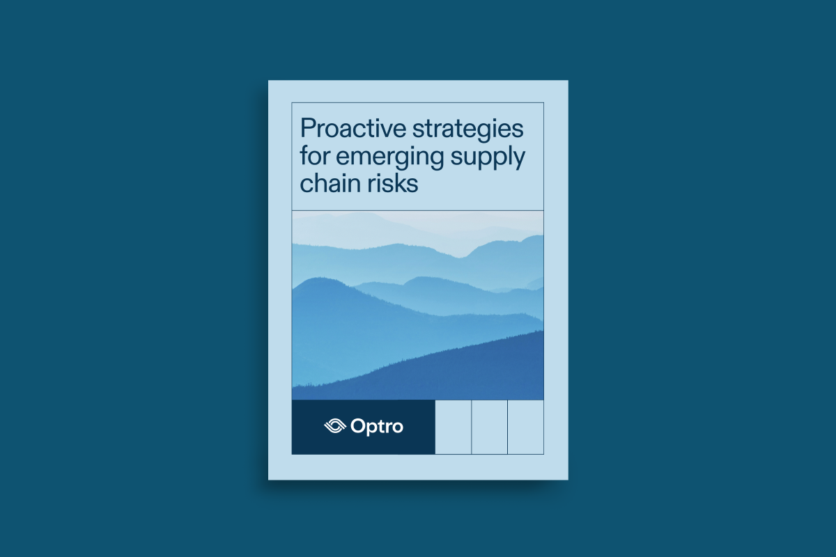 Proactive strategies for emerging supply chain risks
