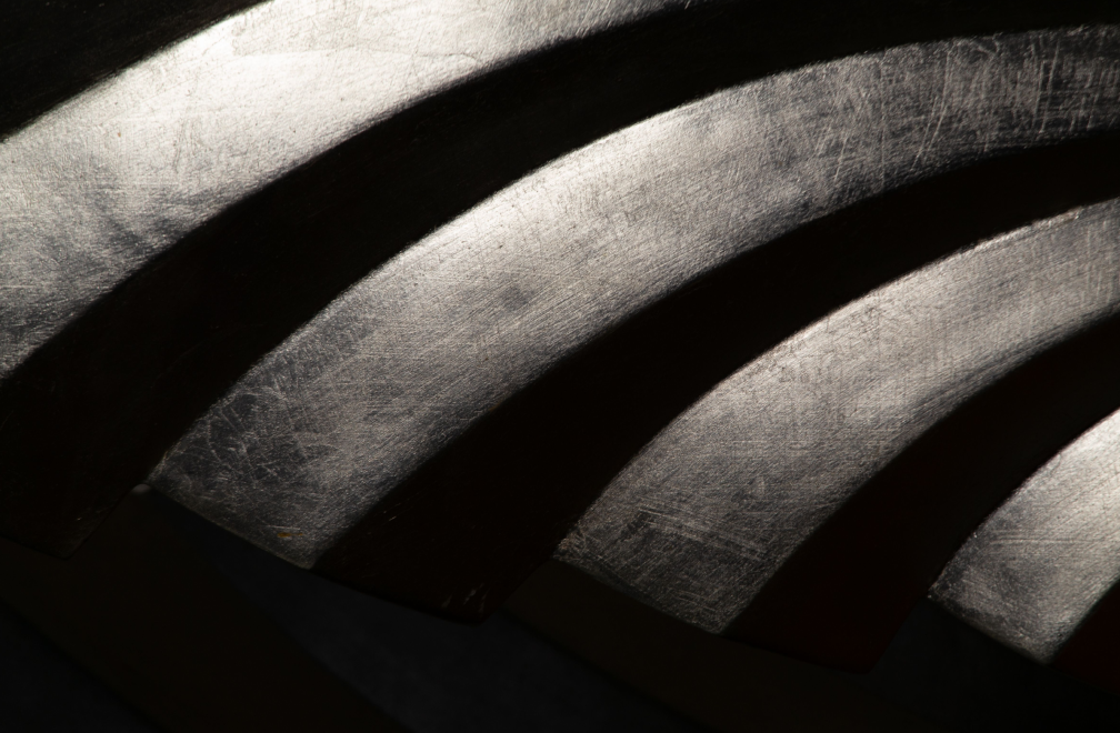 ribbed gray texture