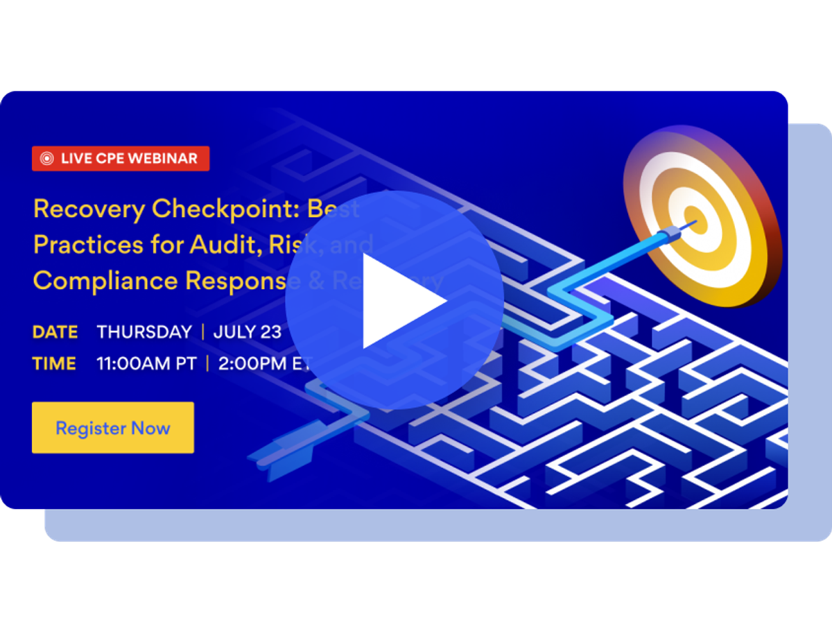 Recovery Checkpoint: Best Practices for Audit, Risk, and Compliance ...
