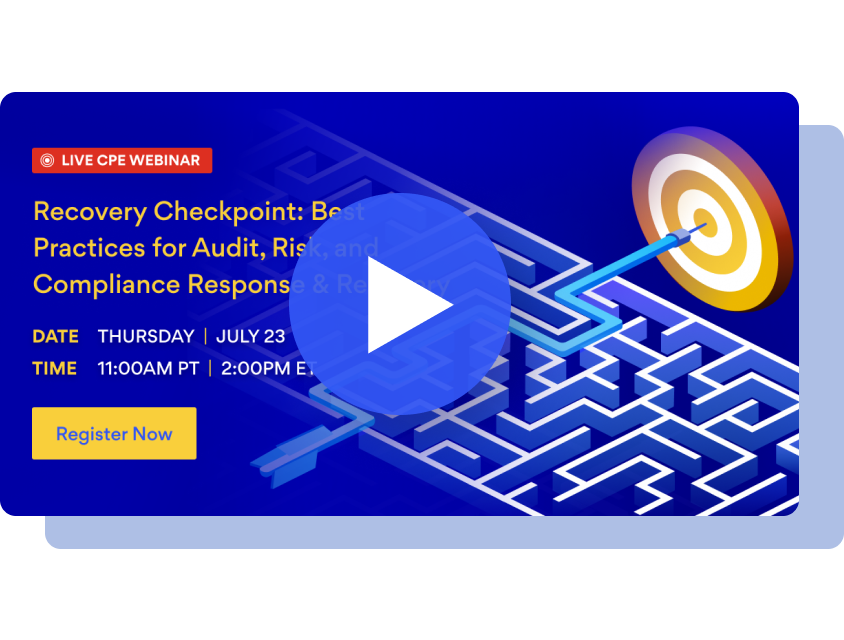 Recovery Checkpoint: Best Practices for Audit, Risk, and Compliance Response & Recovery
