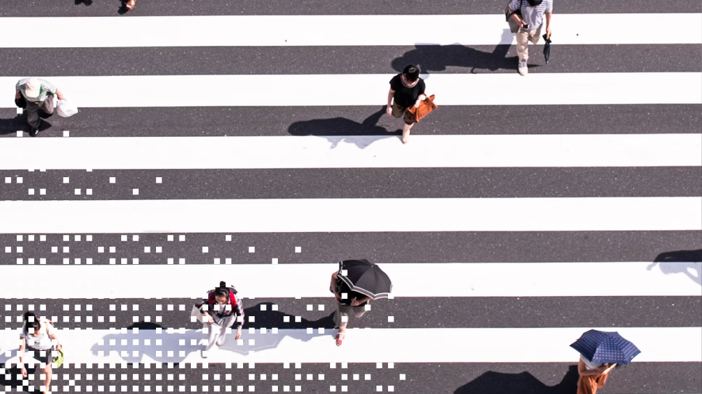 image of people in crosswalk