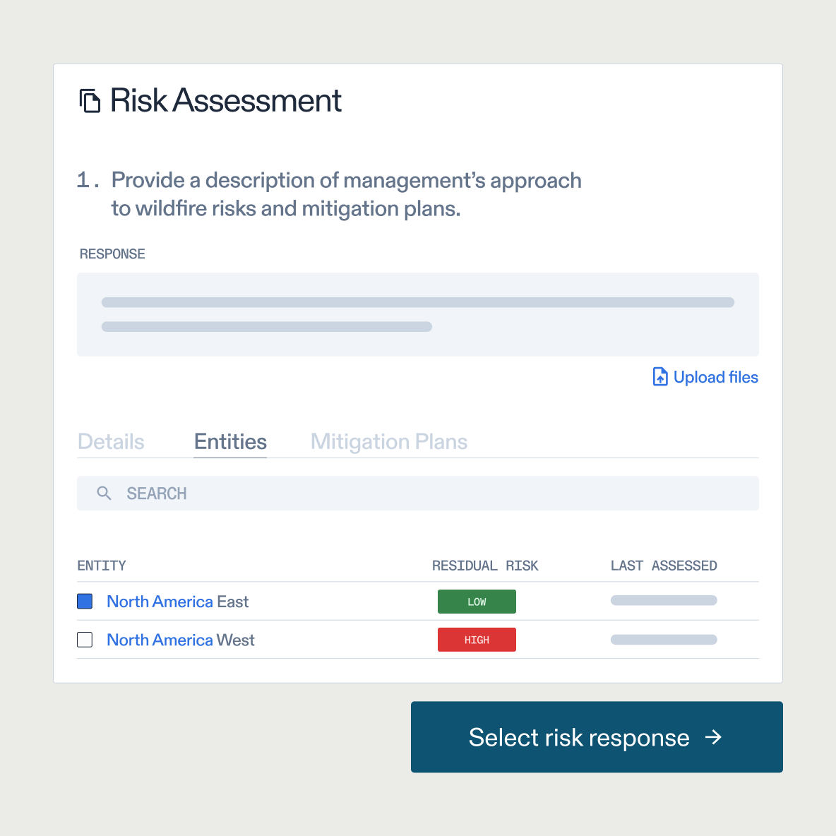 Climate risk assessment