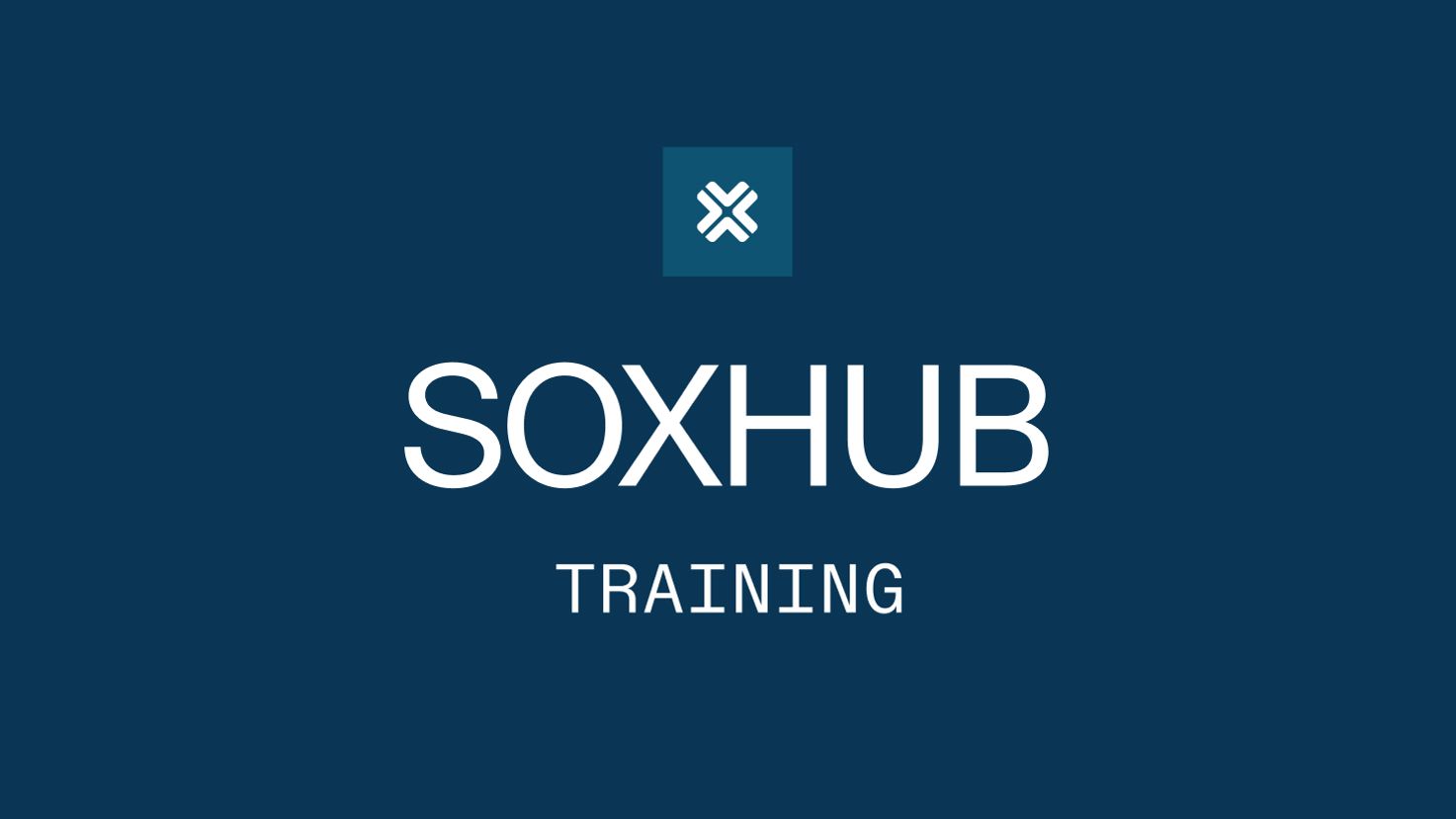 SoxHub Training graphic