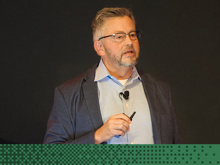 Audit & Beyond speaker on stage