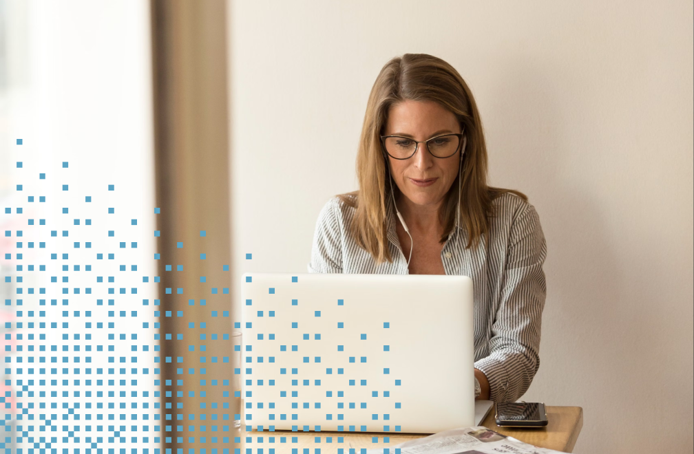image of woman at laptop