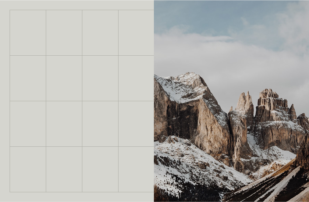 snowy mountains