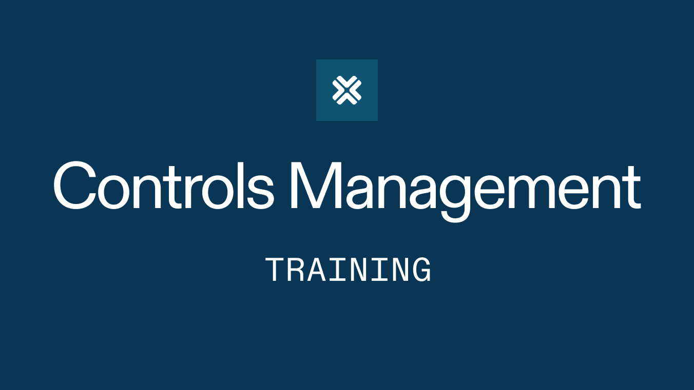 Controls Management training graphic