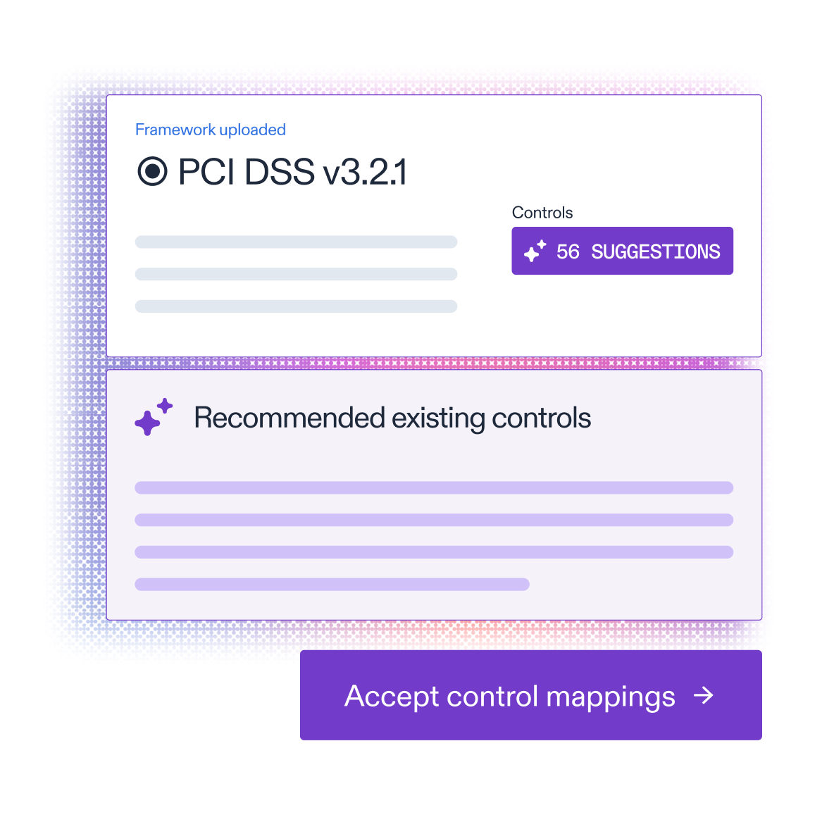 AuditBoard AI recommending control mapping