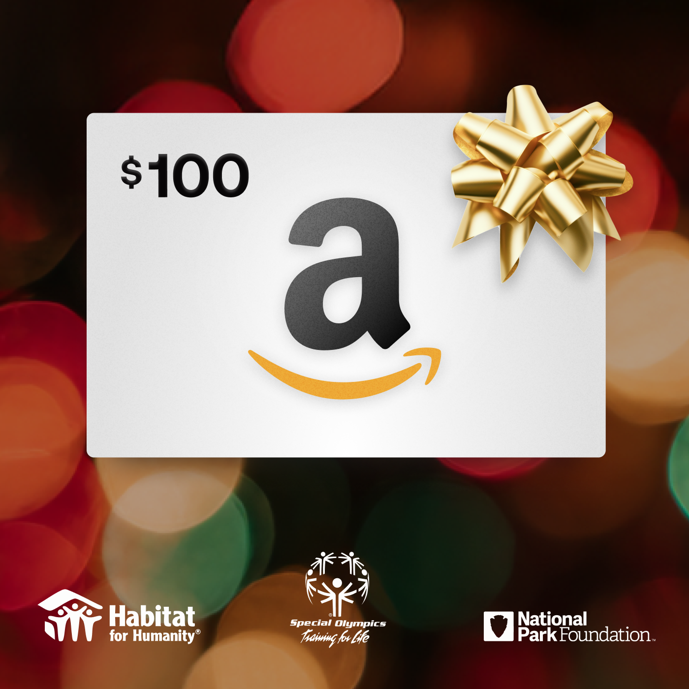 Charity donation or $100 gift card