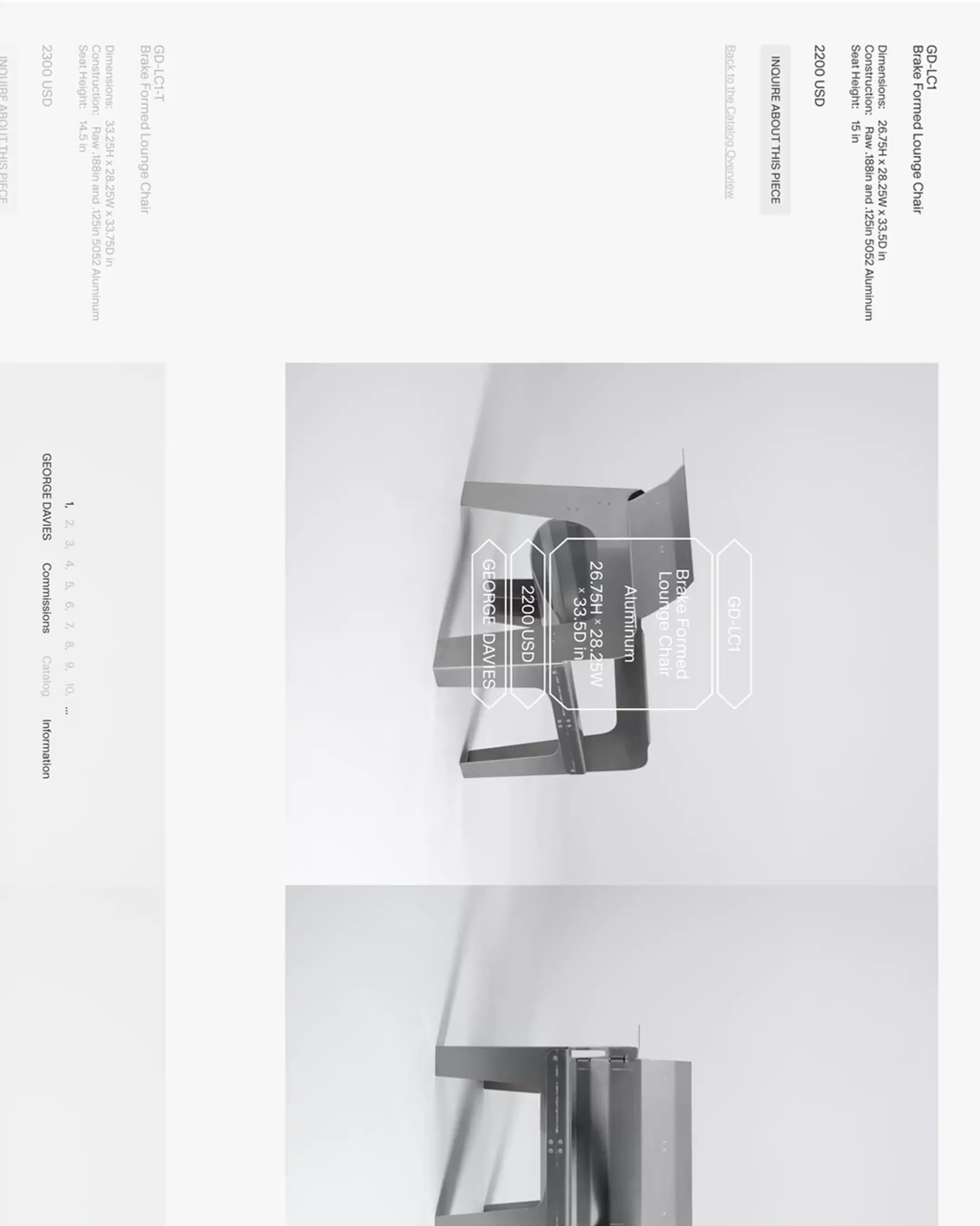George Davies, project detail