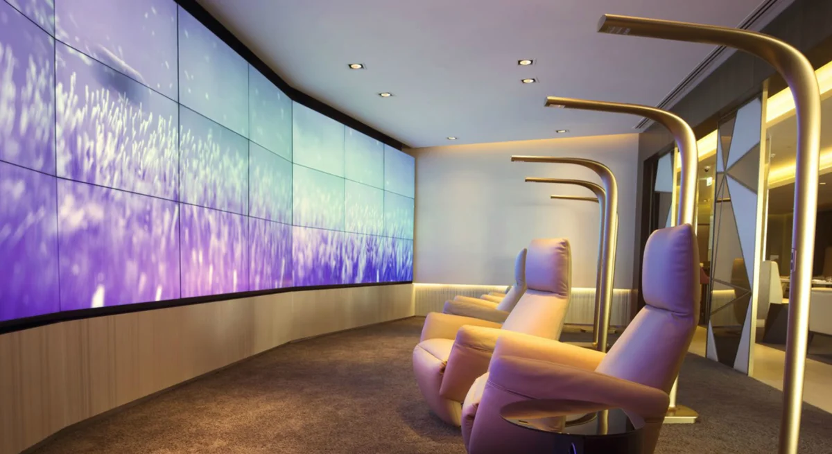 Take a detailed look at the world’s only three-room Resident suite flight experience