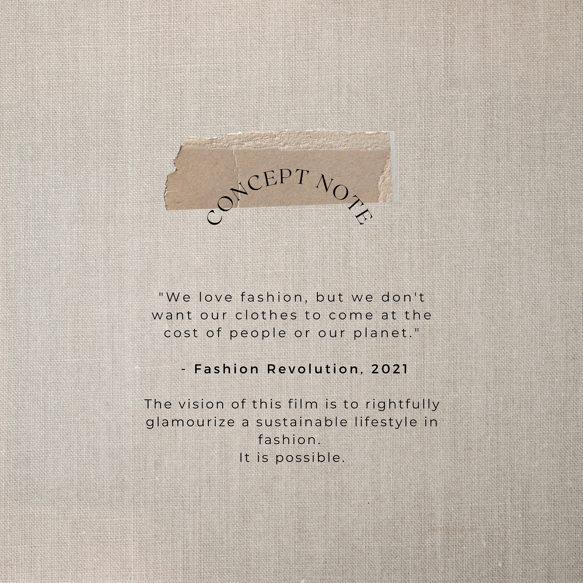Fashion Film Production