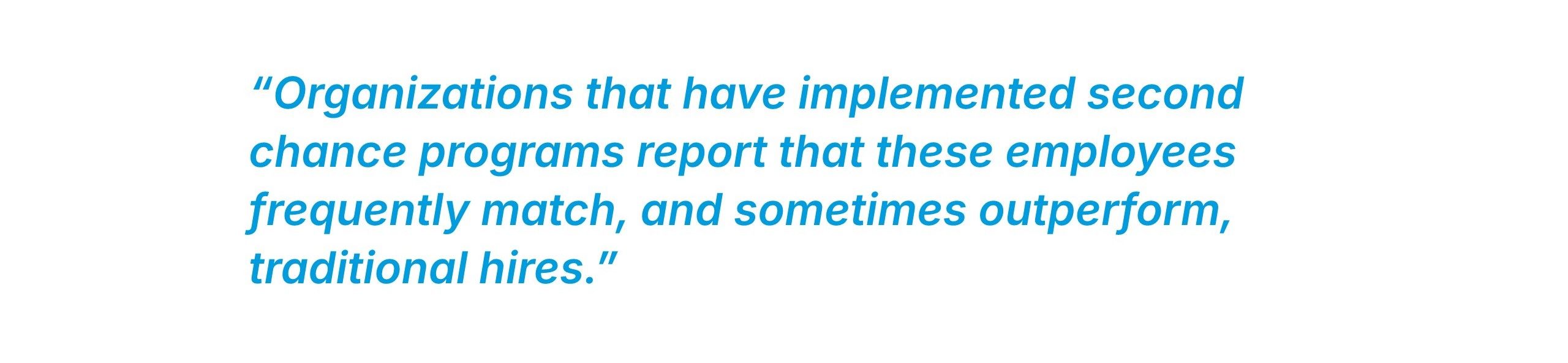 Second Chance Hiring Quote 1