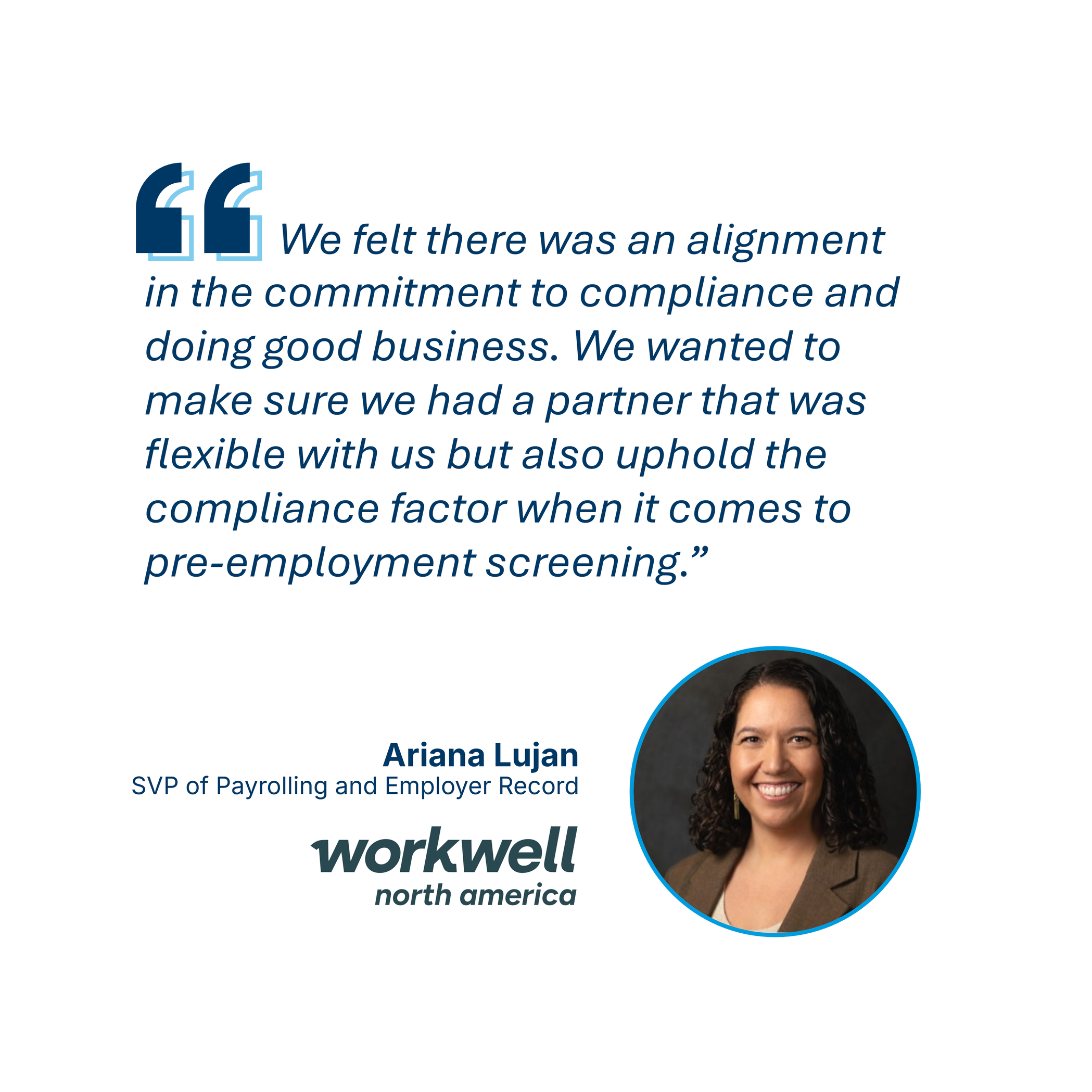 Workwell North America Quote