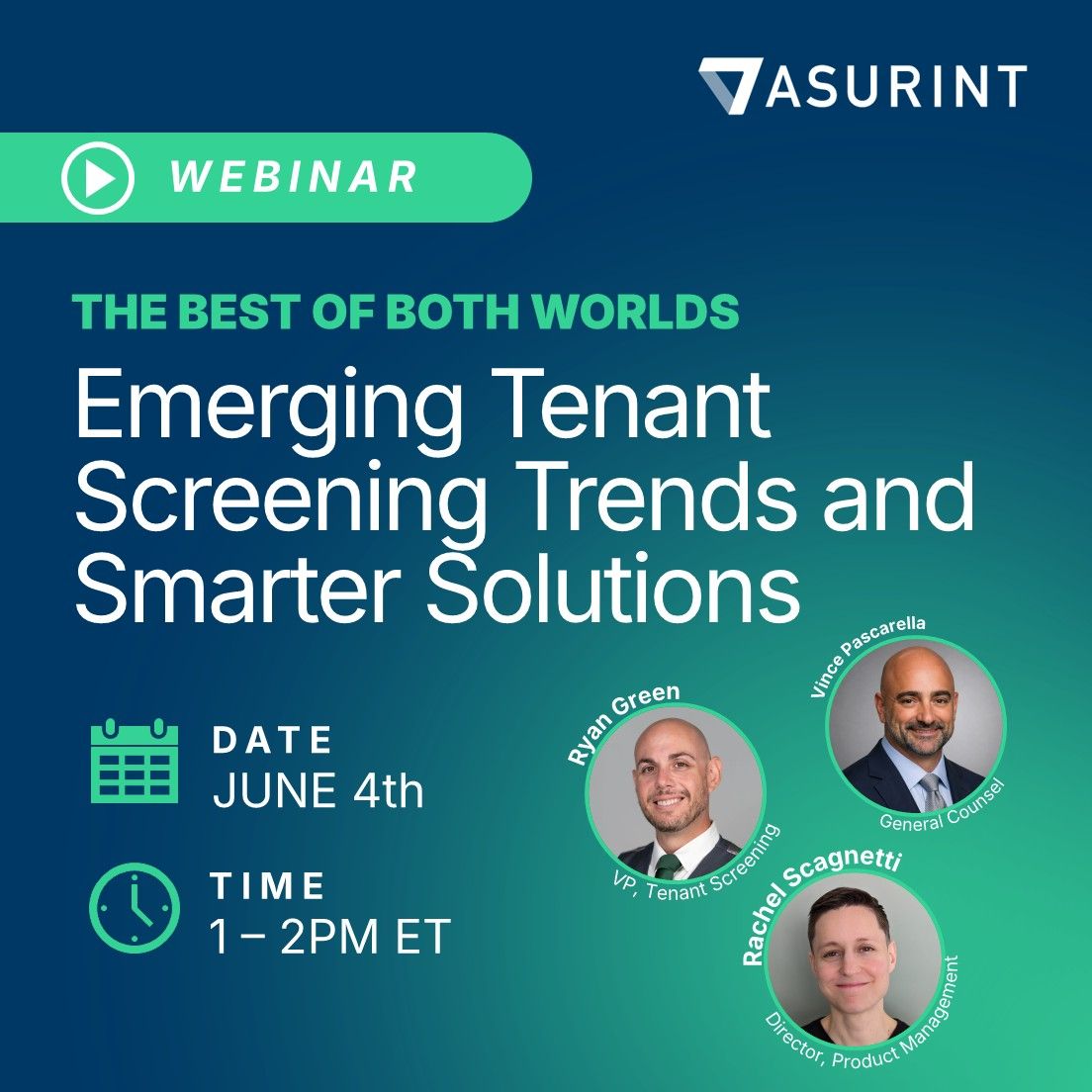 Webinar: Emerging Tenant Screening Trends and Smarter Solutions