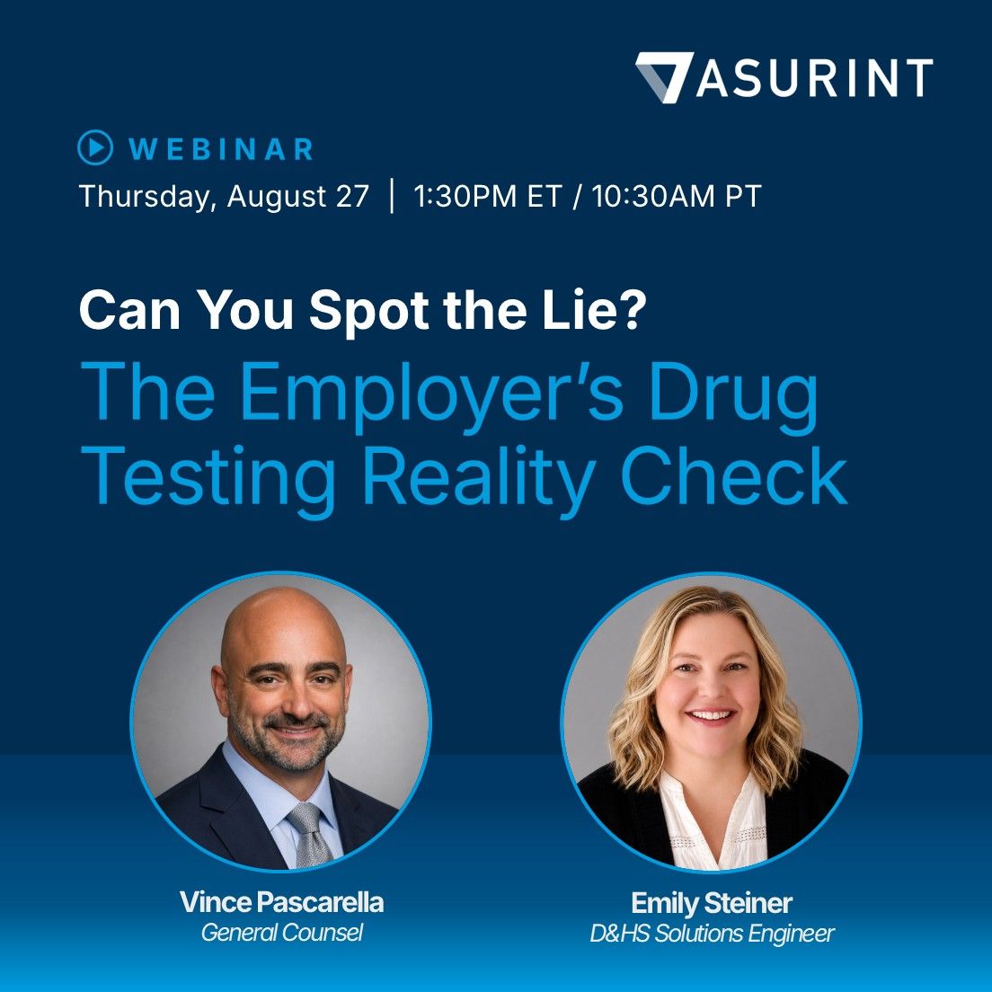 Webinar: The Employer's Drug Testing Reality Check