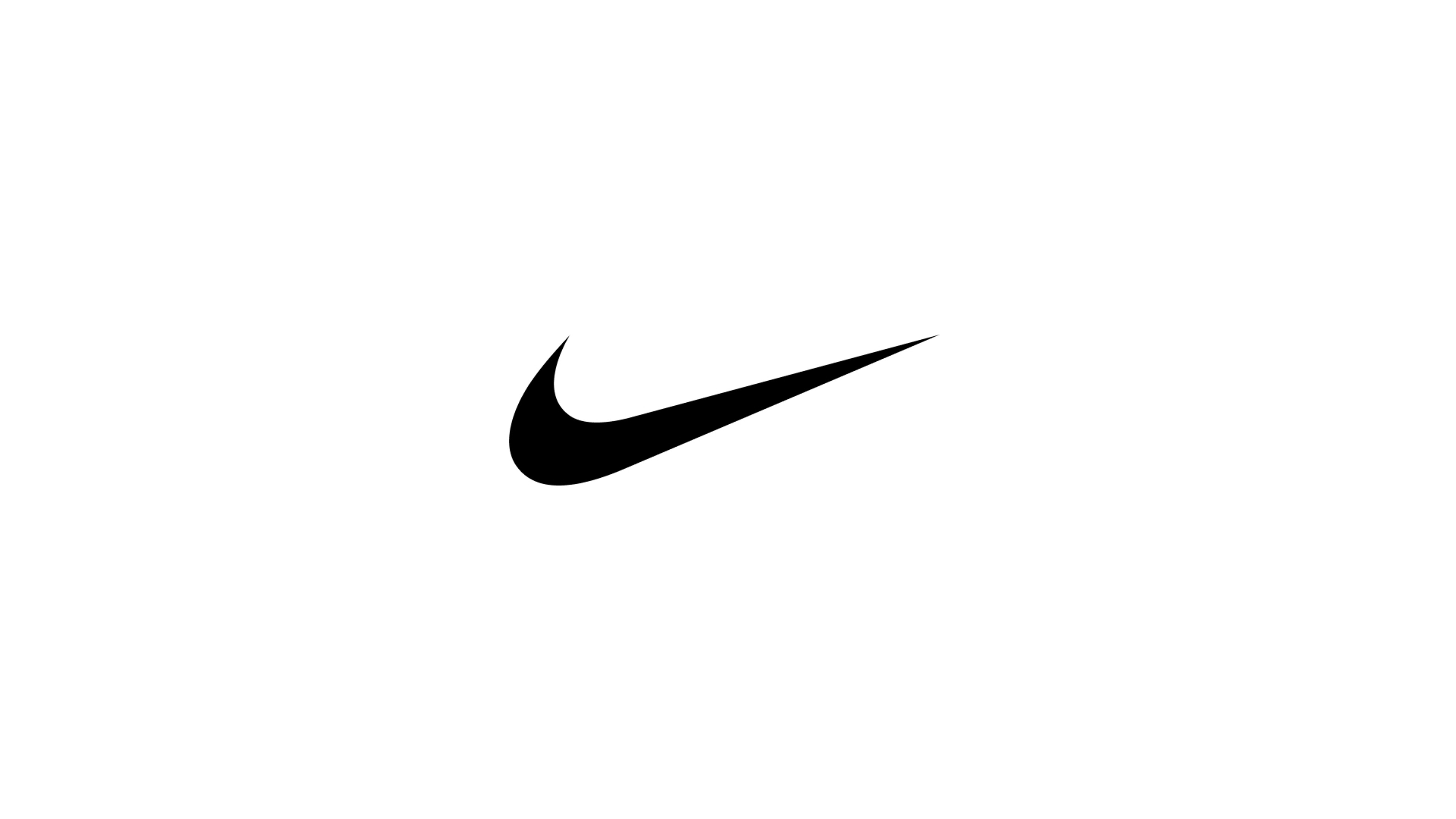 Nike Swoosh logo in black