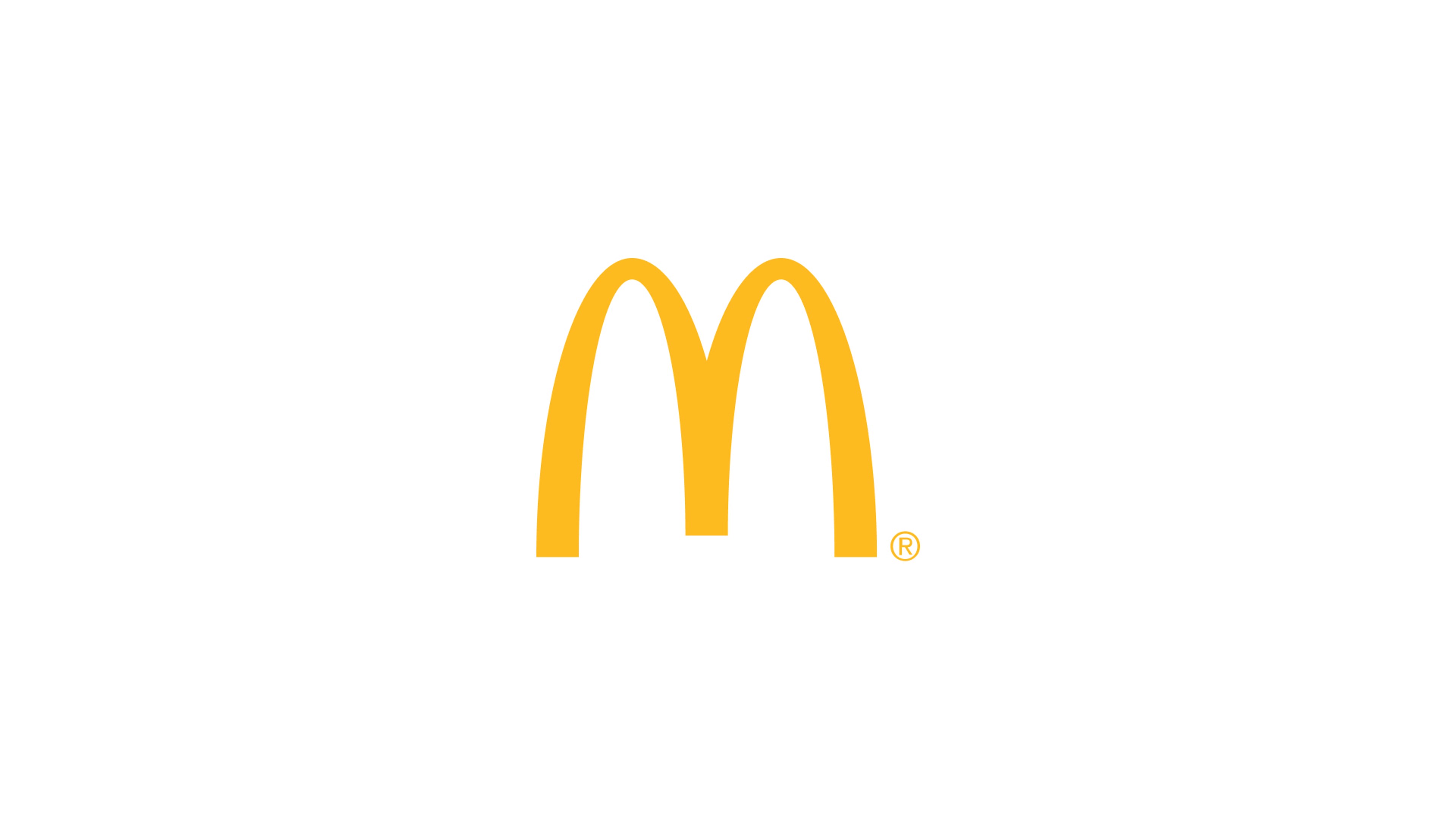 McDonald’s Golden Arches logo in yellow