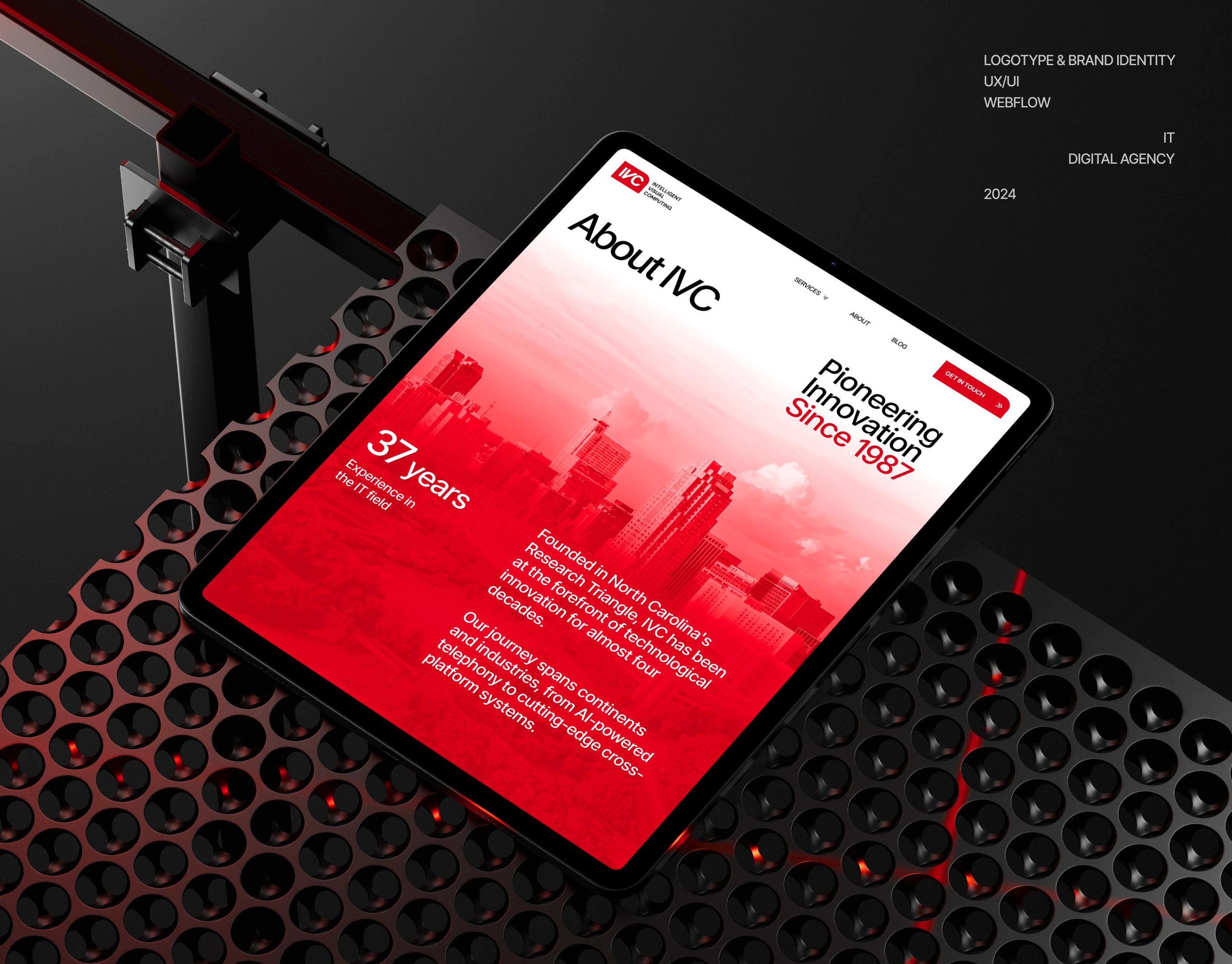 Brand refresh in two weeks — IT services rebrand example by Celerart