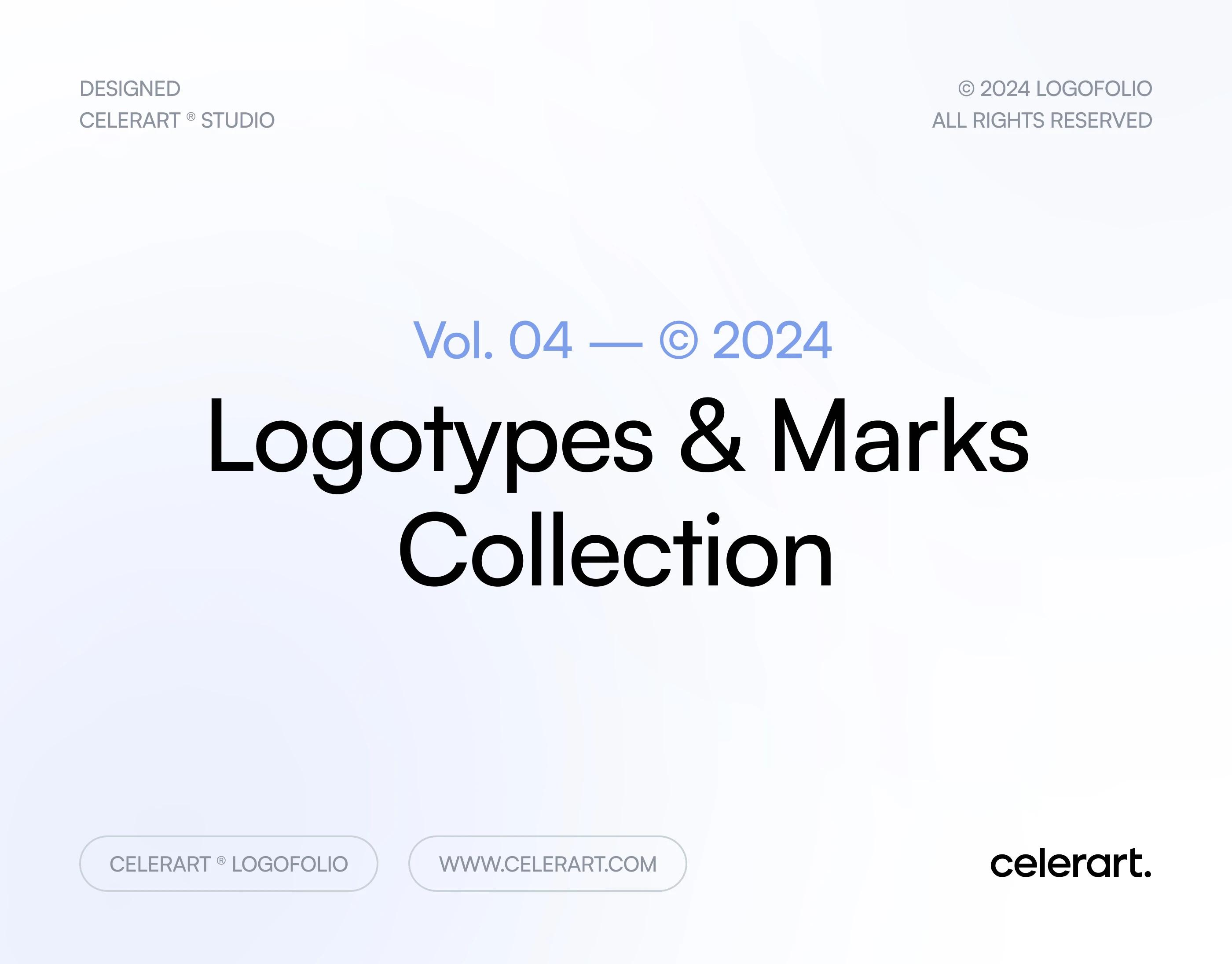 Logo and palette kit — curated marks and color systems by Celerart