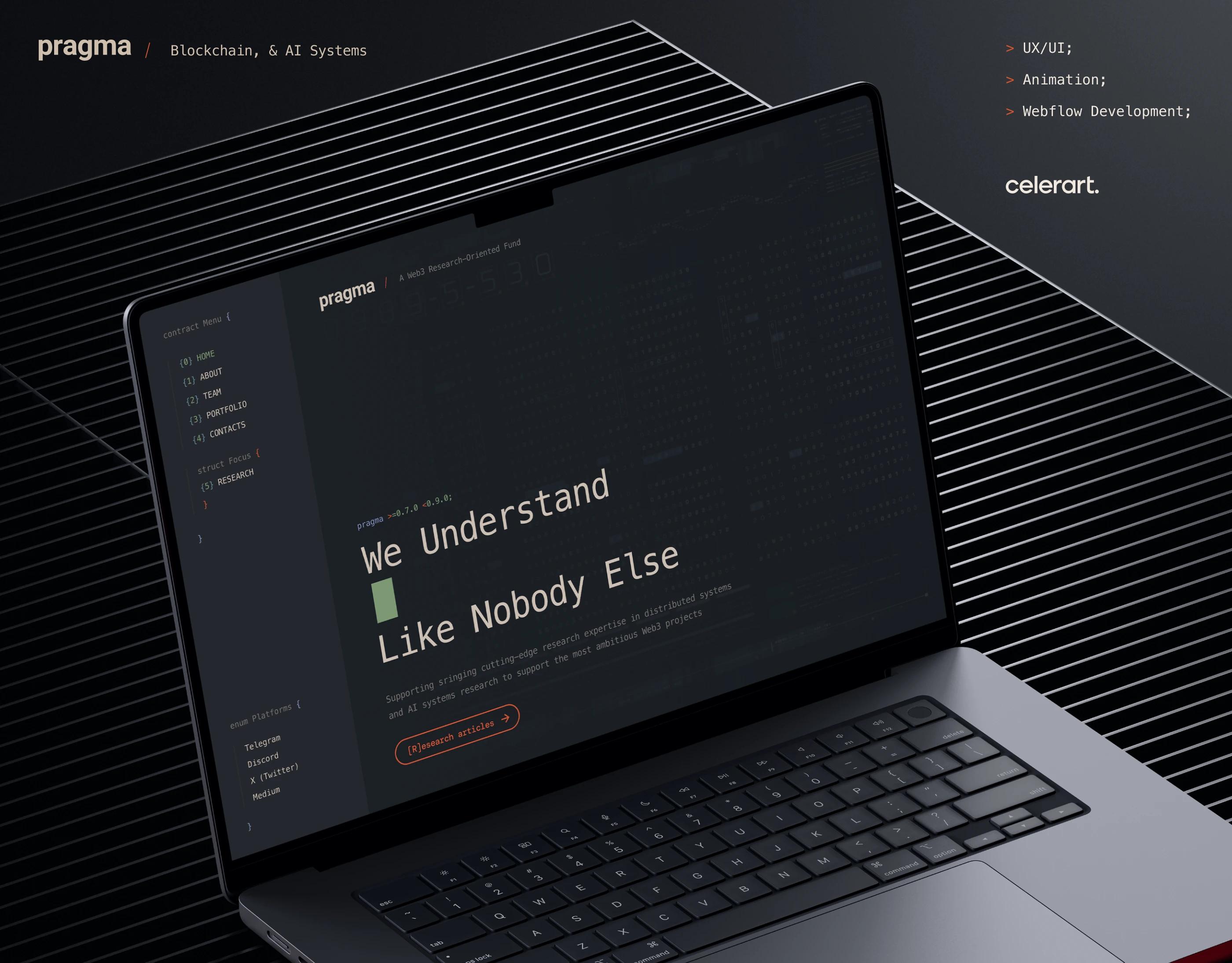 Custom Webflow interactions — polished hover, scroll, and micro-UX example by Celerart