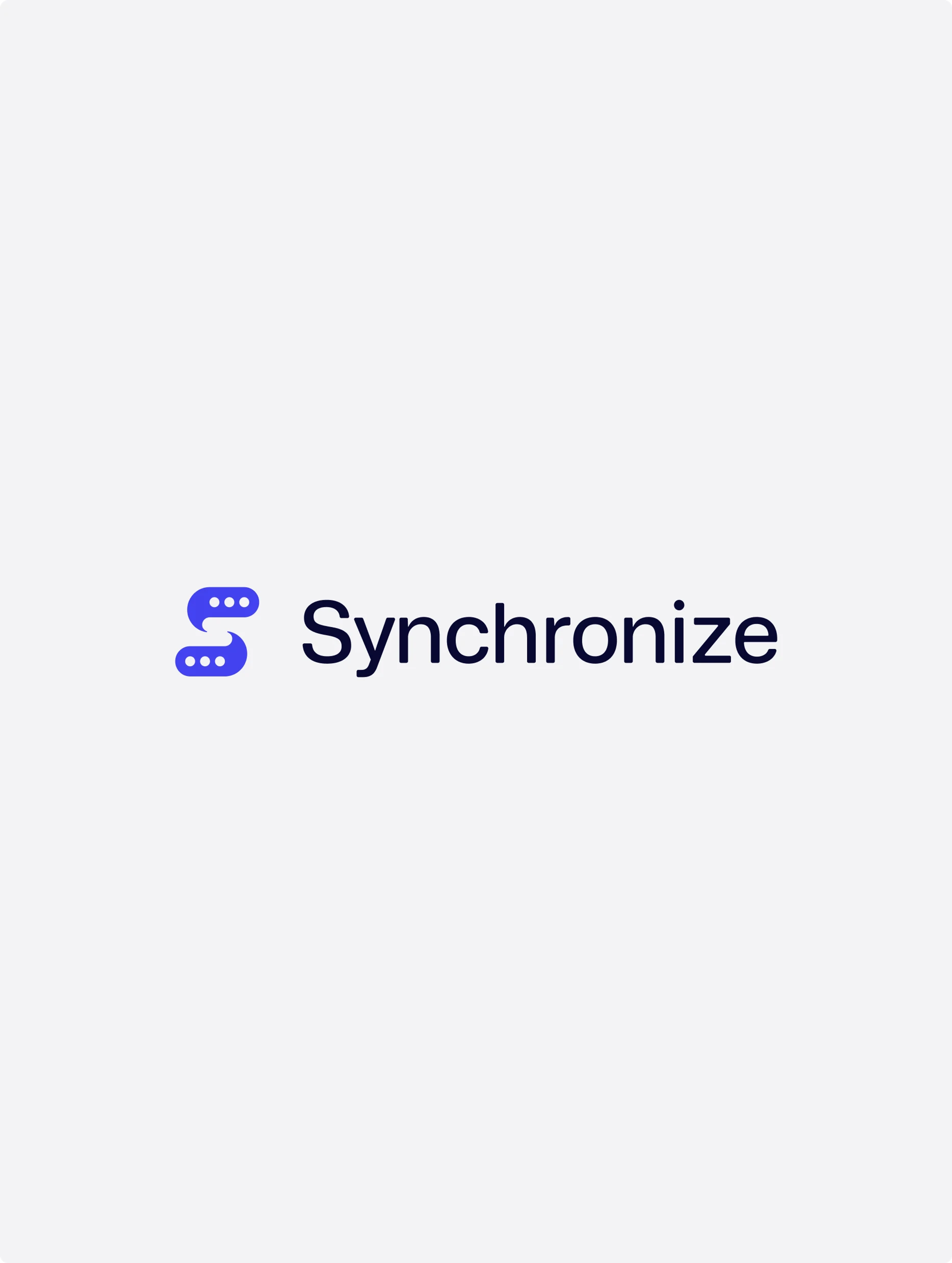 Synchronize logo