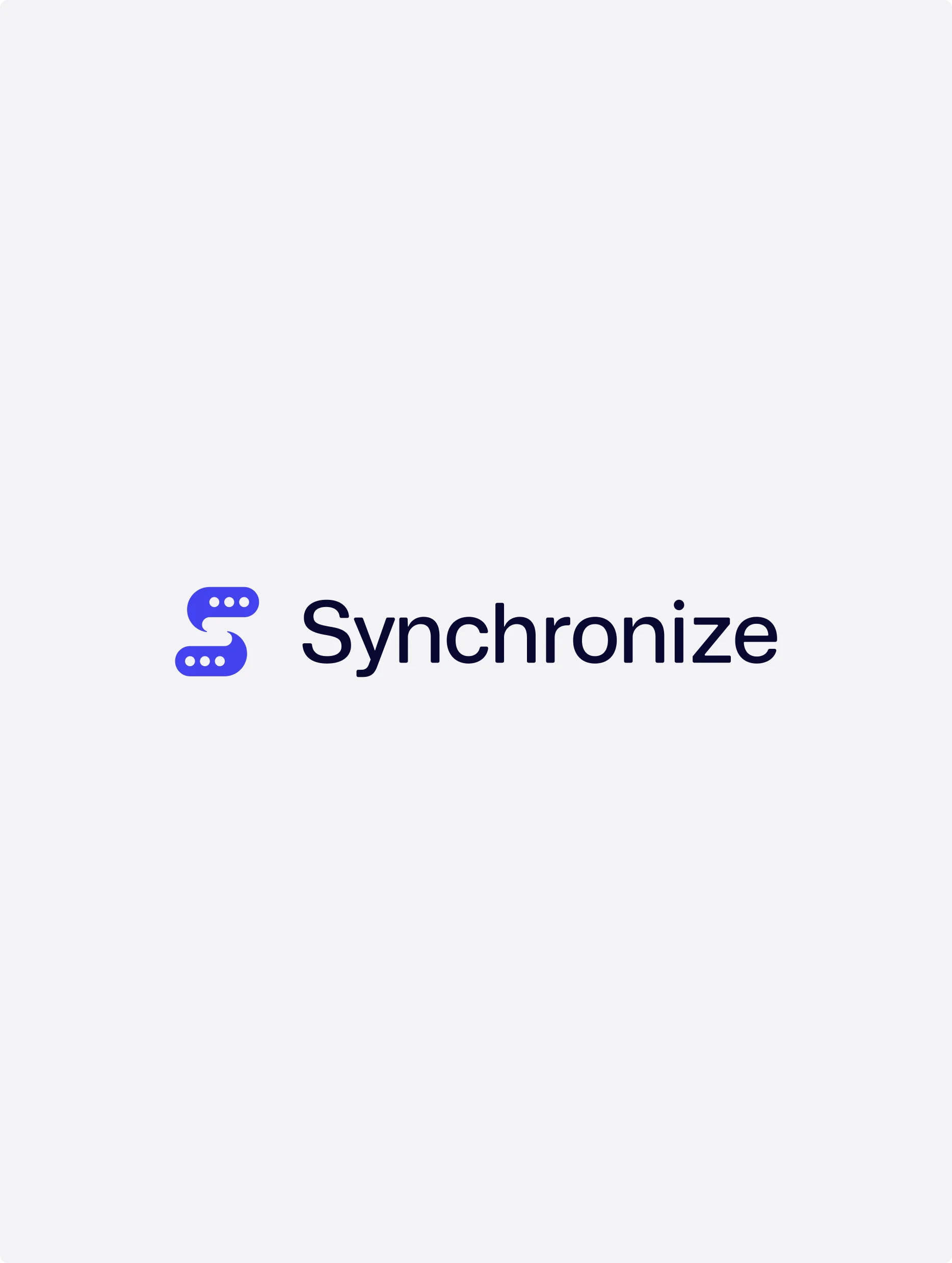 Synchronize logo