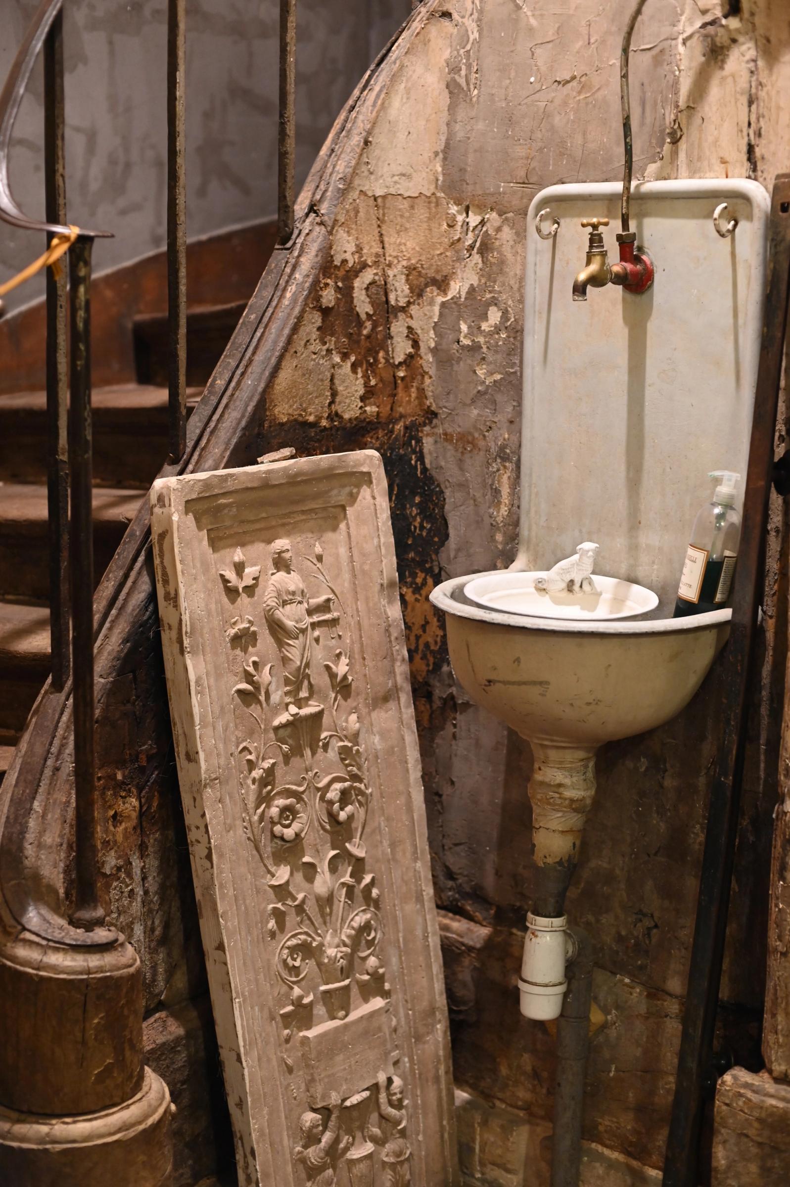 From inside the store of Astier de Vilatte Paris