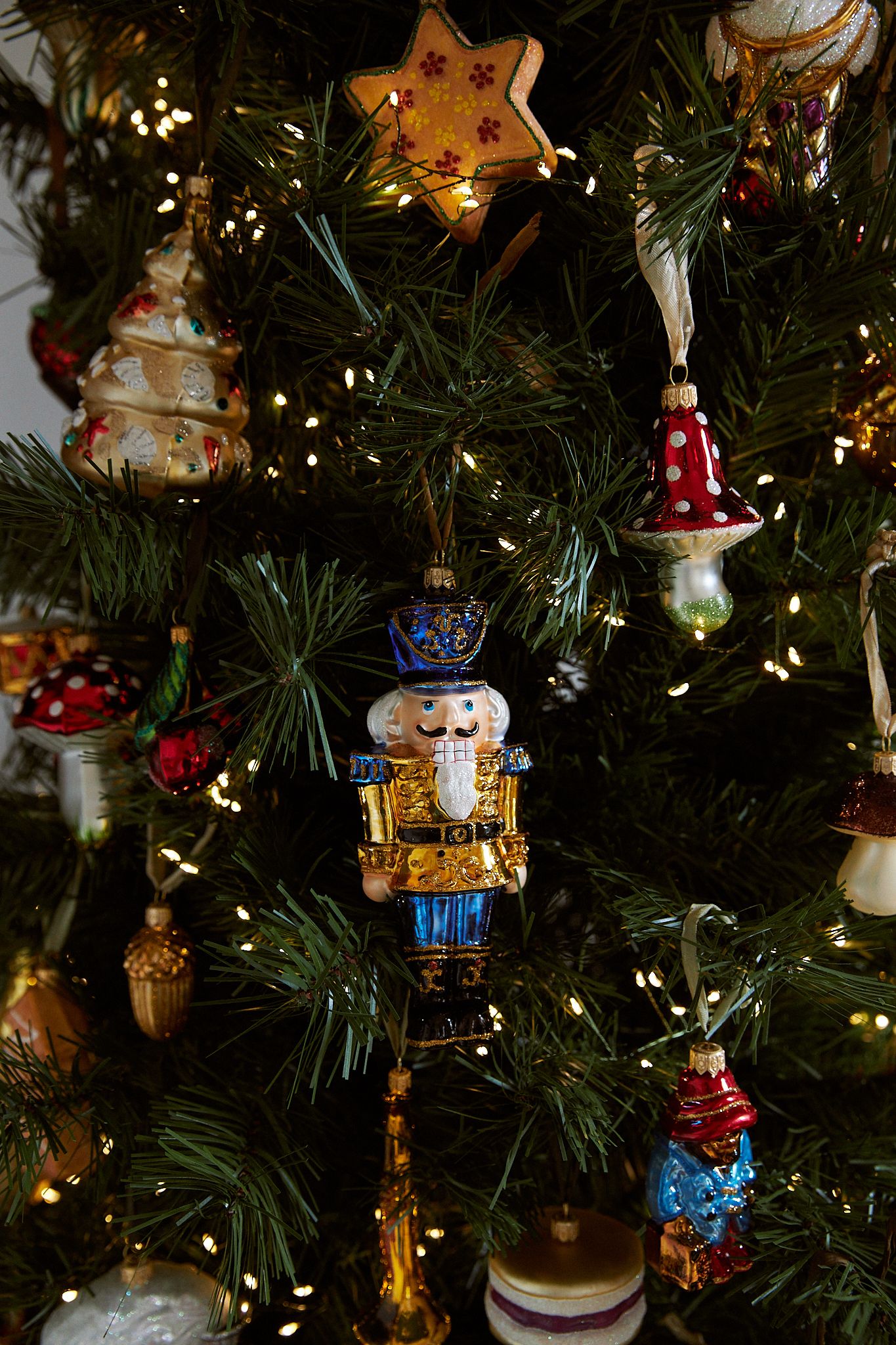 A densely decorated Christmas tree feels abundant and nostalgic