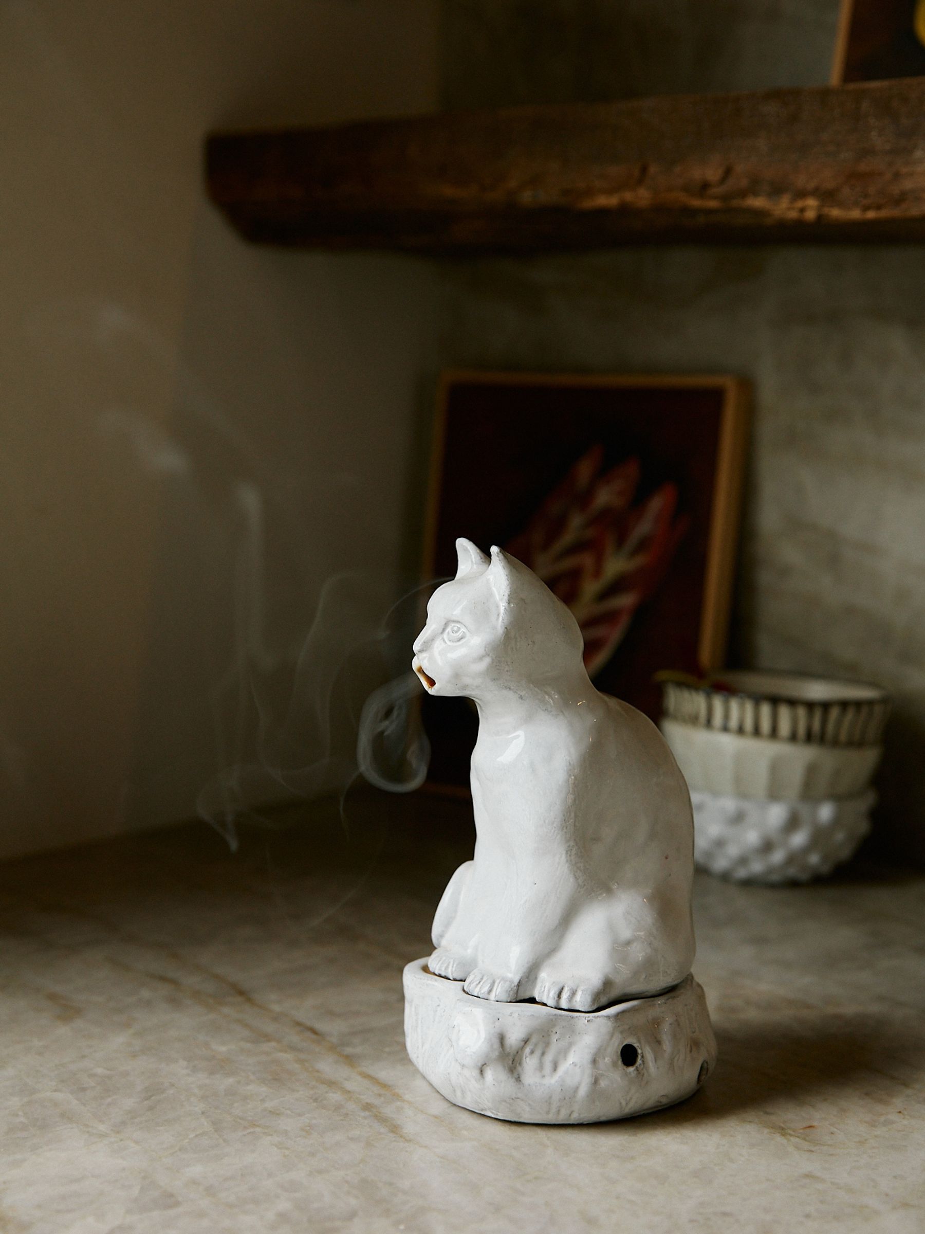 Setsuko Cat Incense Burner