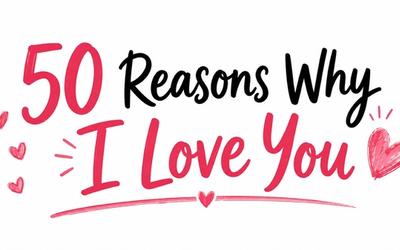 50 "Reasons Why I Love You" to Put in Your Custom Avatar Book