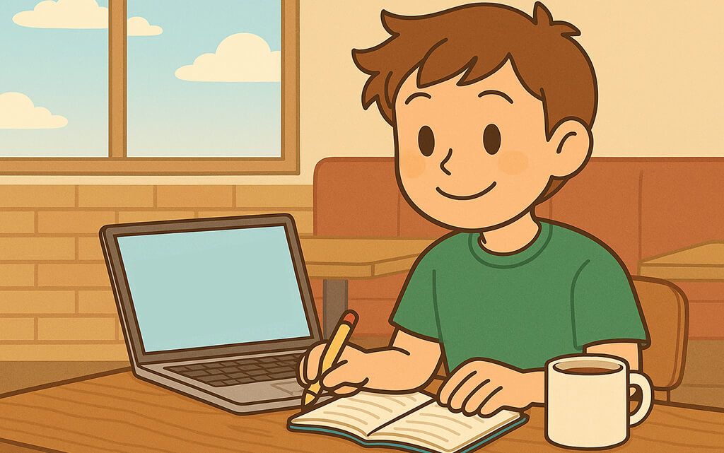 ☕ カフェ で べんきょう Studying at Cafés