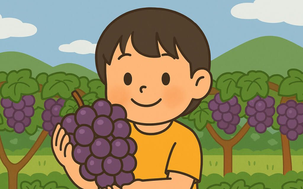 長野 の ぶどう 狩り