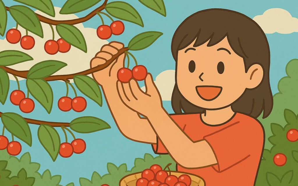 山形 の さくらんぼ 狩り