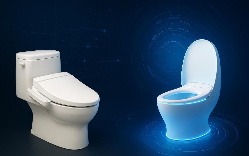 Futuristic Japanese toilets