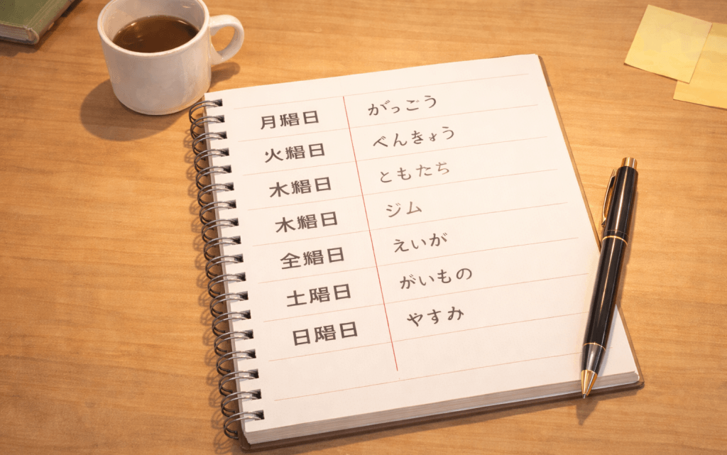 Kanji: Days of the Week - Learn Japanese - Bento Japanese