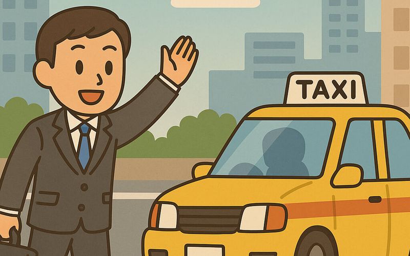 🚕 タクシー を よびます  Calling a Taxi