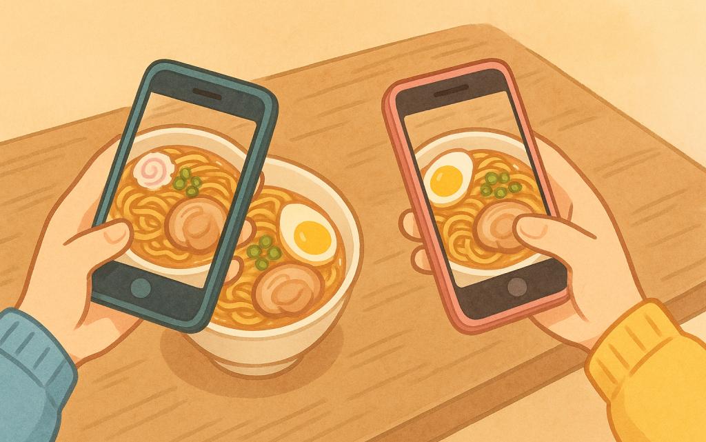 🍜 アレックス と ミナ：スカイツリー で ランチ！