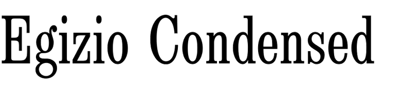 Egizio Condensed