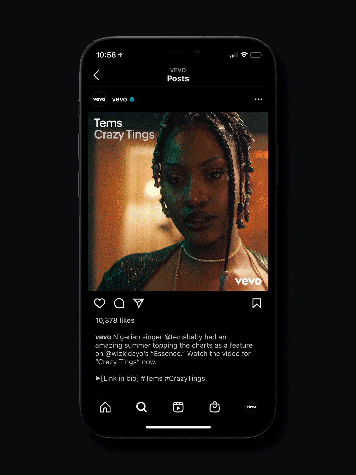 Vevo — Application