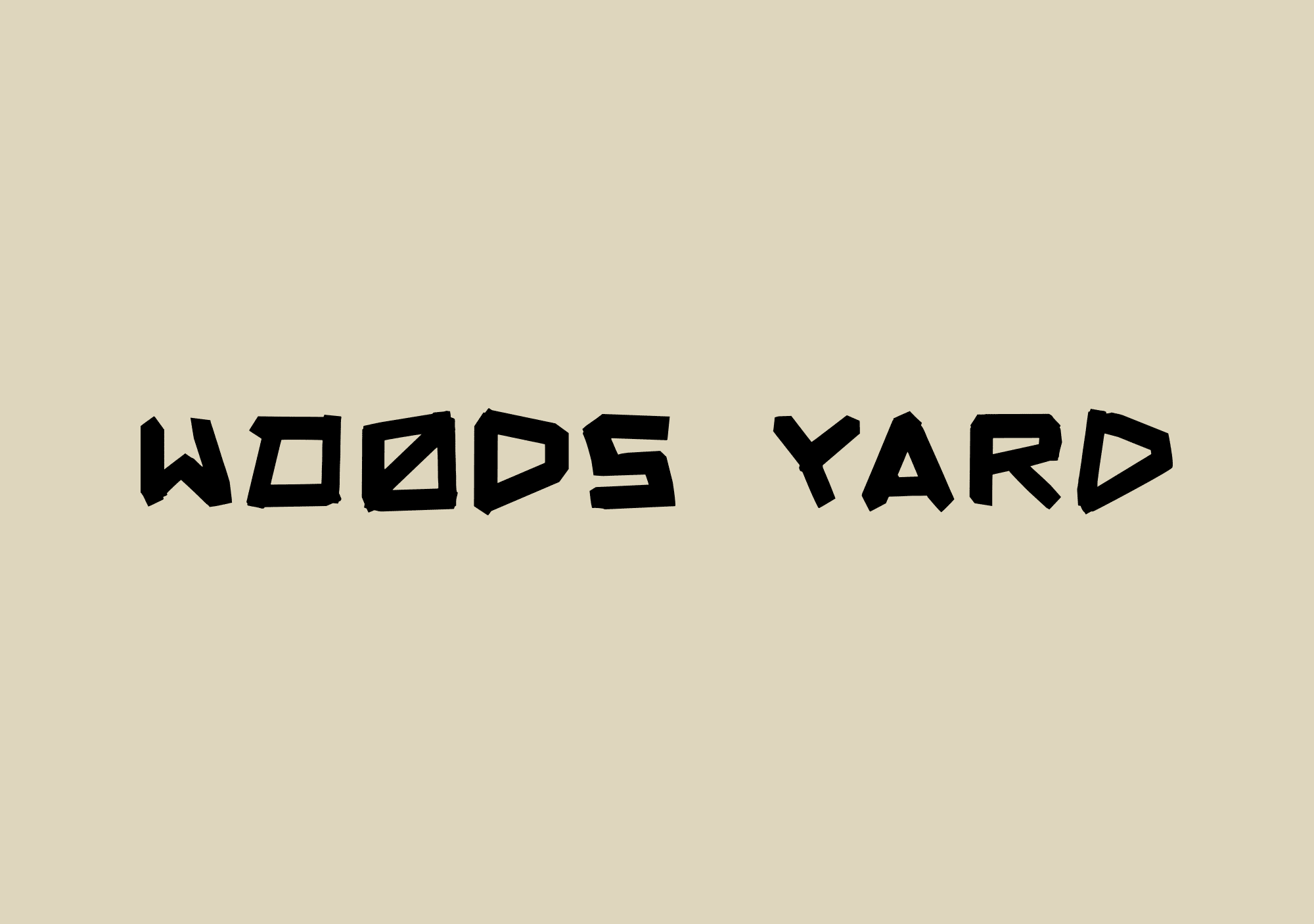 Woods Yard — Logo