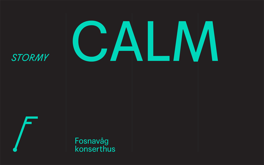 Fosnavåg Konserthus — typeface