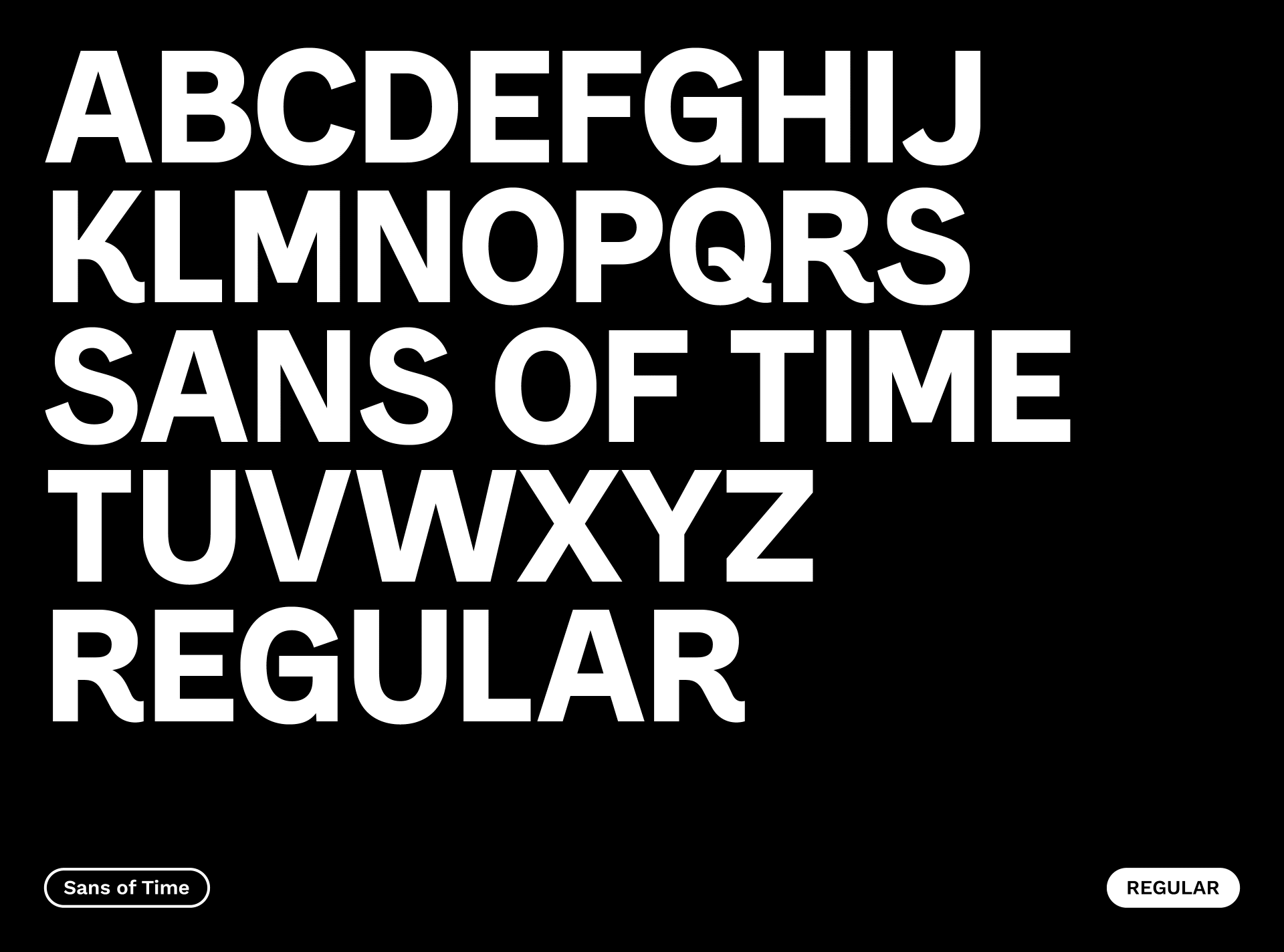 Time — typeface