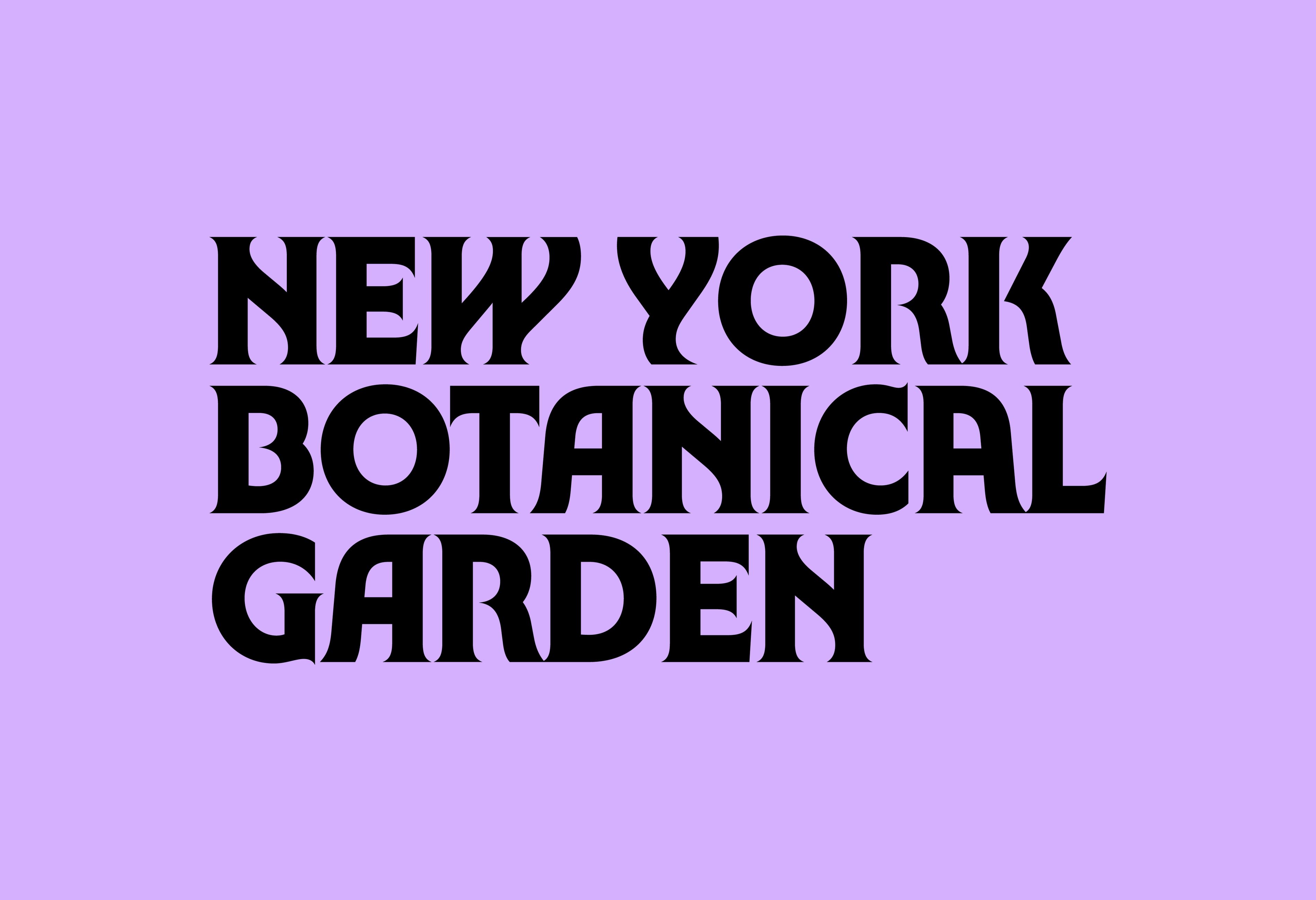 New York Botanical Garden Brand Identity | Brand Archive