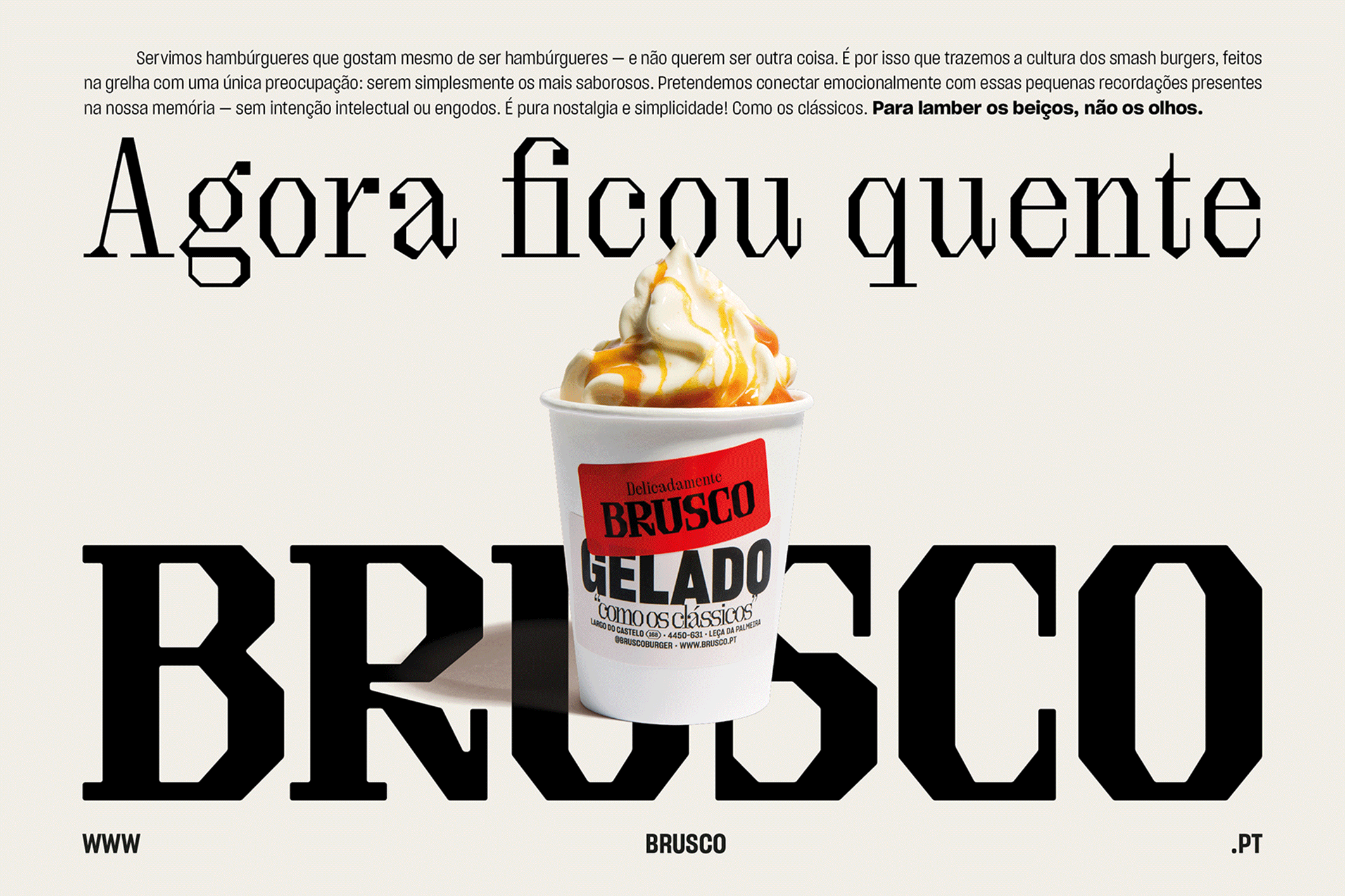 Brusco Burger — Art Direction