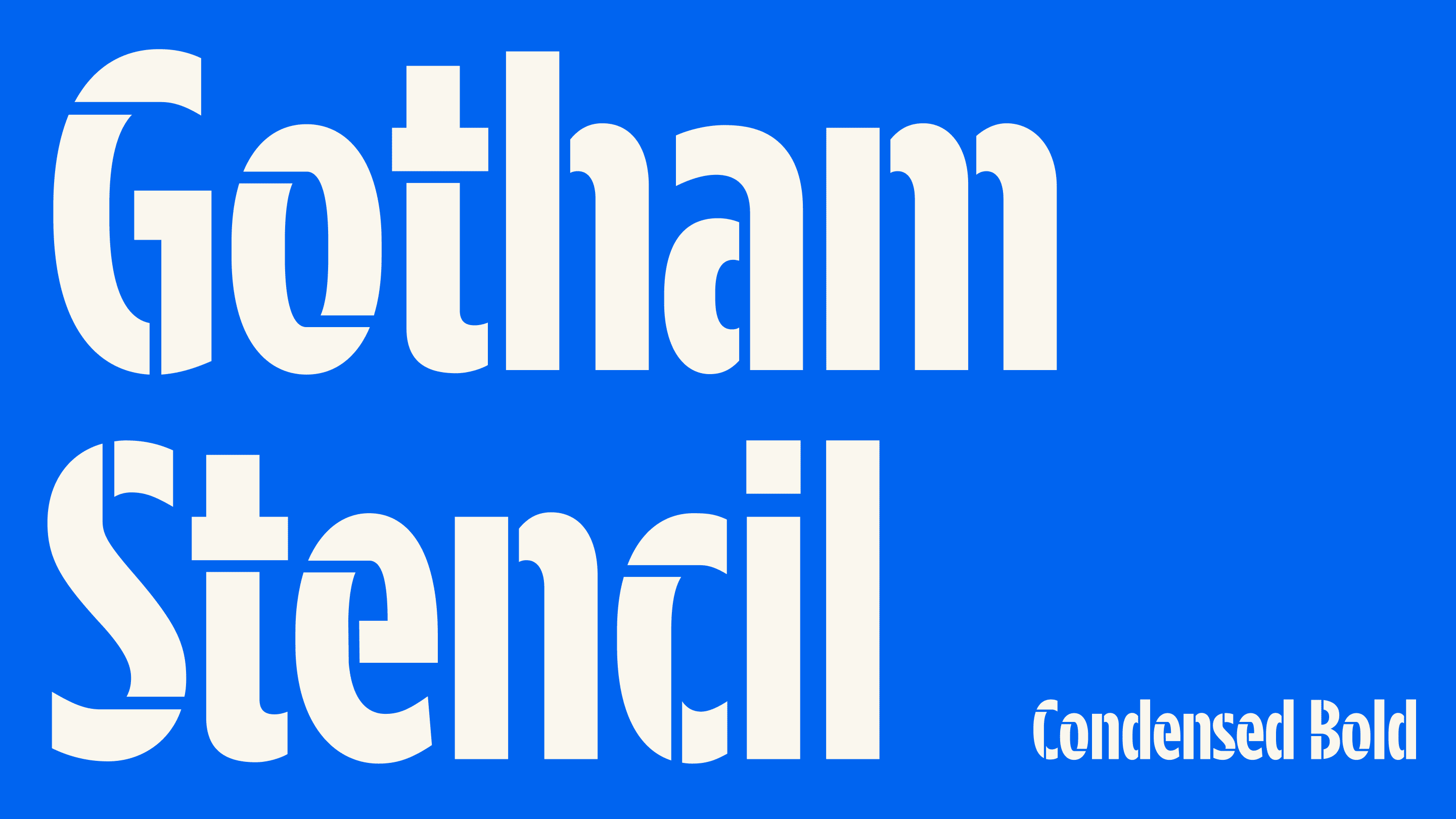 Obama Foundation — typeface