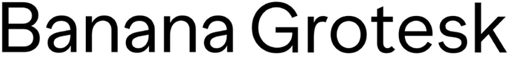 Banana Grotesk