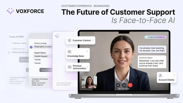 The Future of Customer Support Is Face-to-Face AI